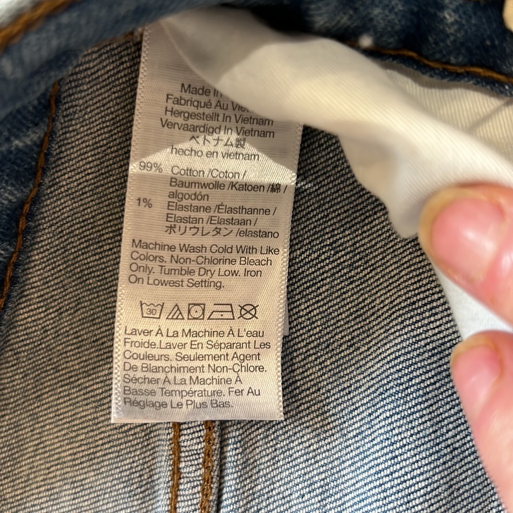 Madewell straight leg vintage crop jeans - Picture 6 of 9